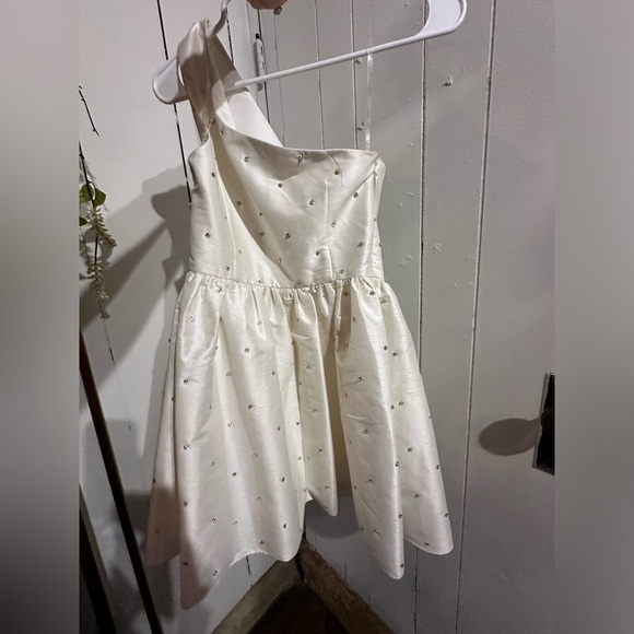 Sachin & Babi Elliana Anthropologie One Shoulder Dress size 4 - Picture 6 of 7